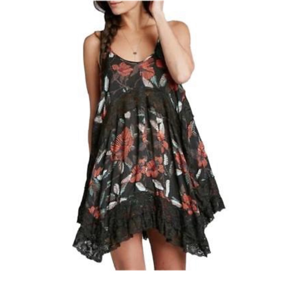 Intimately Free People Voile Lace Trapeze Dress